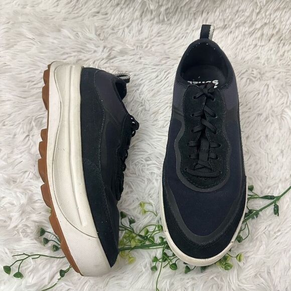 SOREL Women's Black Suede ONA 503 Low Platform Comfy Sneakers size‎ 10 - Picture 1 of 8